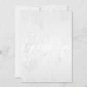 Luxury Walima Einladung | Wasserfarben-Hydrangeas (Rückseite)