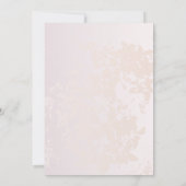 Luxury Walima Einladung | Wasserfarben-Hydrangeas (Rückseite)