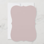 Luxury Watercolor Wildflowers Blush Wedding Einladung (Rückseite)