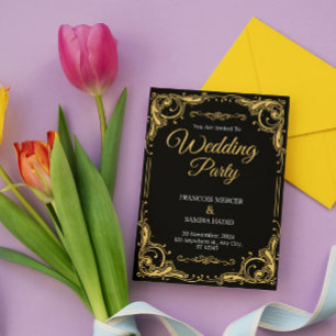 Luxury Wedding-Gifte Einladung
