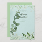 “Luxury Wedding Invitation Template” Einladung (Vorne/Hinten)