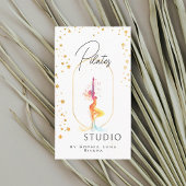 Luxury Wellness Yoga Beauty Studio Golden Stars  Visitenkarte