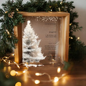 Luxury Winter Holiday Acryleinladungen