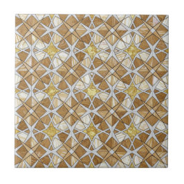 Luxury Zellige Moroccan Mosaic Pattern Beige Cream Fliese