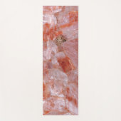 Luxury Zen Pink Hematoid Quartz Yogamatte (Vorderseite)