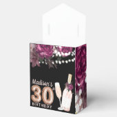 Luxus 30. Erwachsene Geburtstag Rose Wein Personal Geschenkschachtel (Geöffnet)