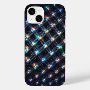 Luxus-3D-geometrisches Gitter-Mehrfarbig-glühendes Case-Mate iPhone 14 Hülle