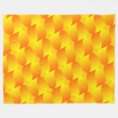 Luxus 3D Gold Schuppenmuster Optische Illusion Fleecedecke (Vorderseite (Horizontal))
