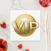 Luxus 3D Gold VIP Emblem Serviette (Beispiel)