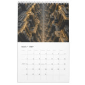 Luxus 3D-Kunst-Kalender 2027 Kalender (Mär 2027)