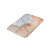 Luxus Abstrakt: Alkohol Tinte Art Badematte (Schrägansicht)