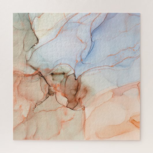 Luxus Abstrakt: Alkohol Tinte Art Puzzle (Vertikal)