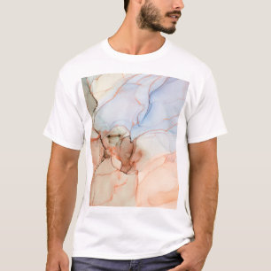 Luxus Abstrakt: Alkohol Tinte Art T-Shirt