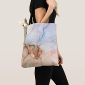 Luxus Abstrakt: Alkohol Tinte Art Tasche (Von Nahem)