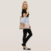 Luxus Abstrakt: Alkohol Tinte Art Tasche (Am Model)