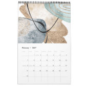 Luxus Abstrakt Art 2025 Kalender (Feb 2027)