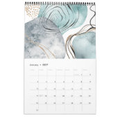 Luxus Abstrakt Art 2025 Kalender (Jan 2027)