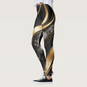 Luxus-Abstrakt-Marmor-Leggings Leggings (Links)