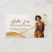 Luxus-Achat-Profi-Geschäftsfoto-QR-Code Visitenkarte (Vorderseite)