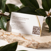 Luxus-Achat-Profi-Geschäftsfoto-QR-Code Visitenkarte