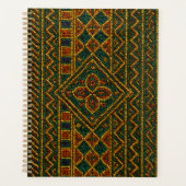 Luxus-Afrika-Kalender-Planer Perlen-Kente  Planer (Vorderseite)