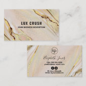 Luxus Alkohol Tinte Haartrockner Schönheit Visitenkarte (Vorne/Hinten)