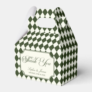 Luxus-Altes-Geld Olivgrüne Vintage-Hochzeit Geschenkschachtel