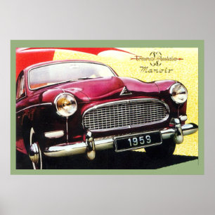 Luxus-Altwagen-Anzeige 1959 Poster