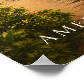 Luxus-Amed-Beach-Bali-Plakat Poster (Ecke)