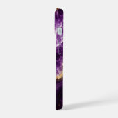 Luxus-Amethyst-Marmor-Geode iPhone 15 Hülle (Linke Seite)
