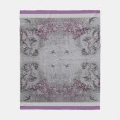 Luxus Angel Moderne Vintage Rose Fleecedecke (Vorderseite)