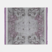 Luxus Angel Moderne Vintage Rose Fleecedecke (Vorderseite (Horizontal))