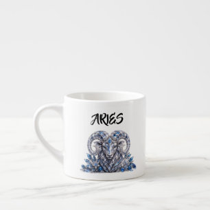 Luxus-Aries-Zodiakskristall Espressotasse