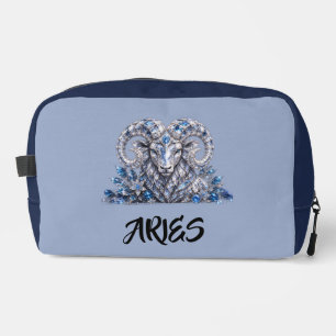 Luxus-Aries-Zodiakskristall Waschbeutel