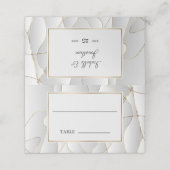 Luxus Art Deco Design Platzkarte (Außenseite Aufgefaltet)