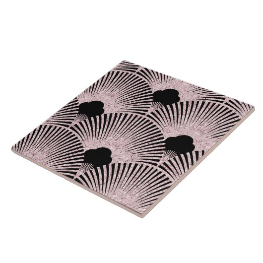 Luxus Art Deco Fan Fliese (Seite)