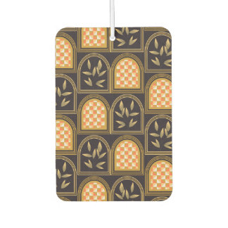 Luxus Art Deco geometrisches florales nahtloses Mu Autolufterfrischer