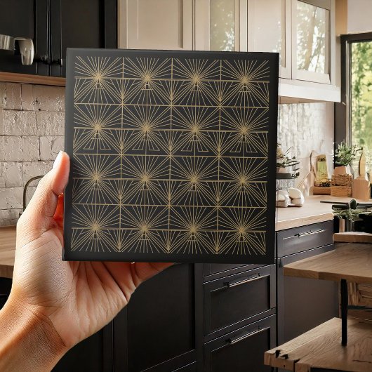 Luxus Art Deco geometrisches Muster #1 ID1196 Fliese