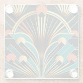 Luxus Art Deco Moderner Untersetzer (Rückseite)