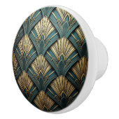 Luxus-Art-Deco-Ventilator-Design Keramikknauf (Rechts)