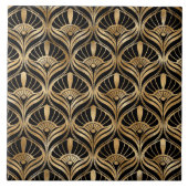Luxus-Art-Deco-Ventilator-Geometrisches Muster#5 I Fliese (Vorderseite)