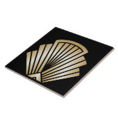 Luxus-Art-Deco-Ventilator-Motiv Fliese (Seite)
