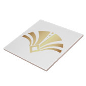 Luxus-Art-Deco-Ventilator-Motiv Fliese (Seite)