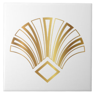 Luxus-Art-Deco-Ventilator-Motiv Fliese