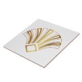 Luxus-Art-Deco-Ventilator-Motiv Fliese (Seite)