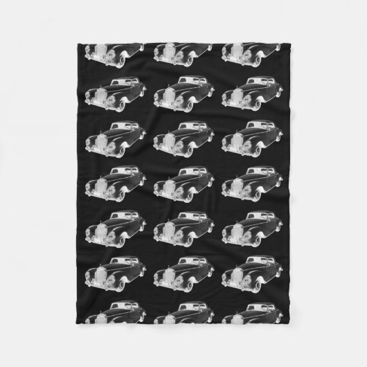 Luxus-Auto-Kunst MERCEDES-BENZ 300 Fleecedecke (Vorderseite)