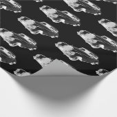 Luxus-Auto-Kunst MERCEDES-BENZ 300 Geschenkpapier (Ecke)