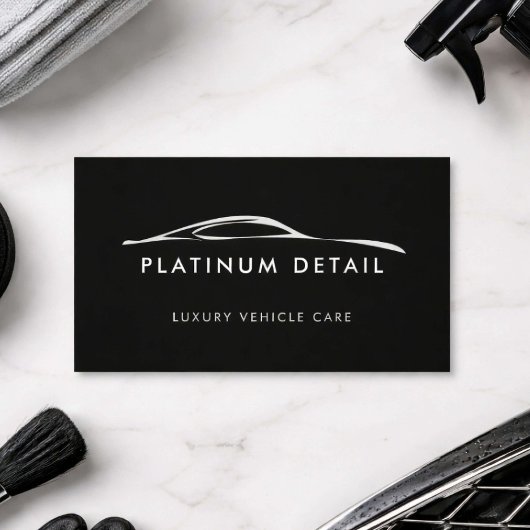 Luxus-Autodetailing-Logo Visitenkarte