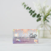 Luxus Beauty Dripping Holographic Credit Style Bu Visitenkarte (Stehend Vorderseite)