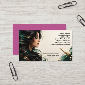 💇♀️ Luxus-Beauty-Salon Visitenkarte